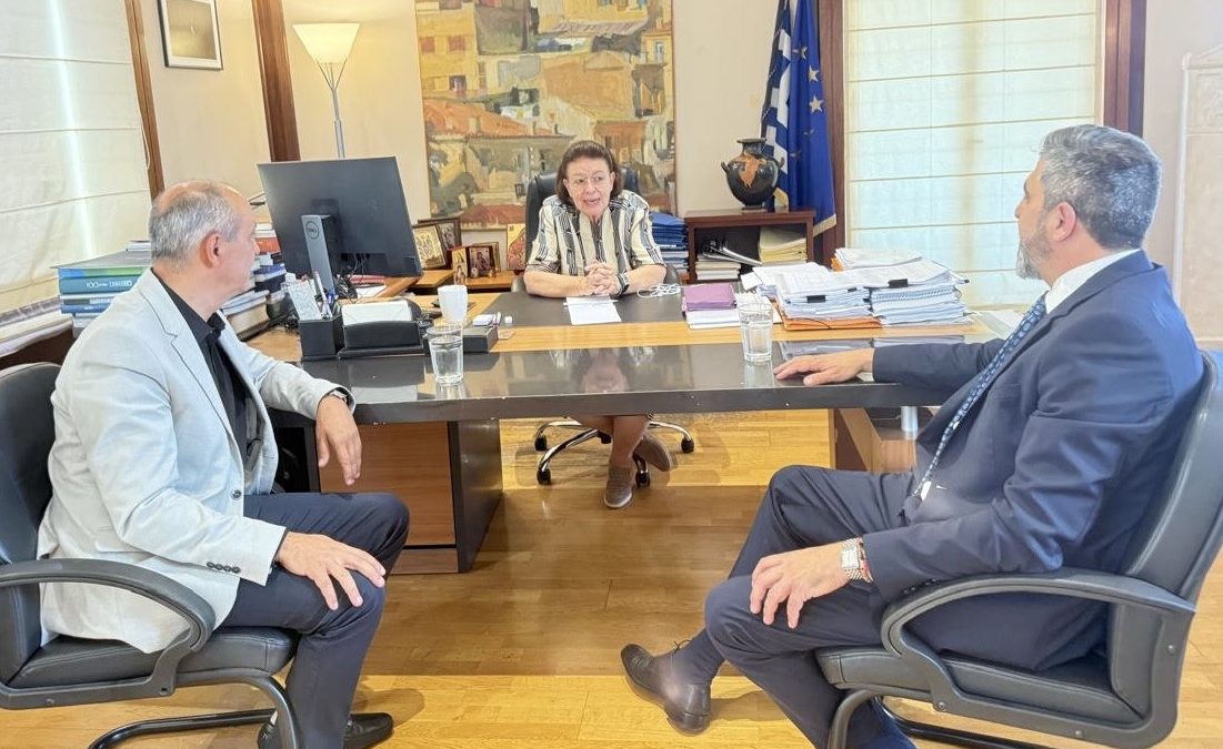 ΥΠΟΥΡΓΕΙΟ ΠΟΛΙΤΙΣΜΟΥ • ΣΥΝΑΝΤΗΣΗ ΓΙΑ ΤΟ “1ο ΓΥΜΝΑΣΙΟ ΛΑΓΚΑΔΑ”! ΥΠΟΥΡΓΕΙΟ ΠΟΛΙΤΙΣΜΟΥ • ΣΥΝΑΝΤΗΣΗ ΓΙΑ ΤΟ “1ο ΓΥΜΝΑΣΙΟ ΛΑΓΚΑΔΑ”!